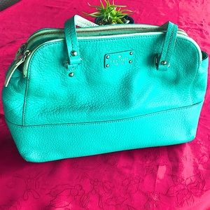 Kate Spade Leather Dome Purse Green